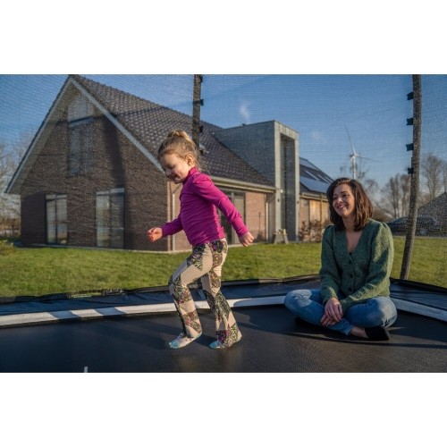 EXIT Allure Premium trampolina 244x427cm - zielona