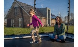 EXIT Allure Premium trampolina 244x427cm - zielona