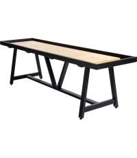 Amerykański shuffleboard sosnowy 12ft czarny