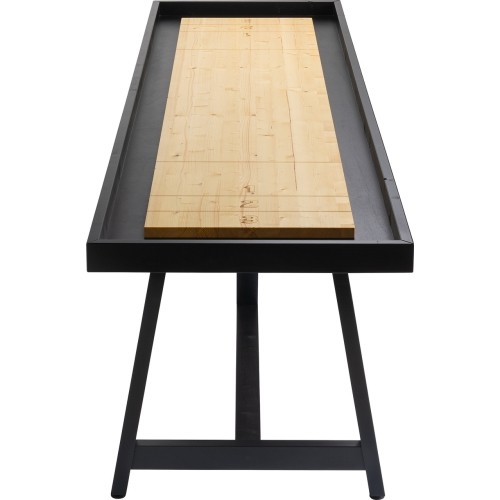 Amerykański shuffleboard sosnowy 12ft czarny