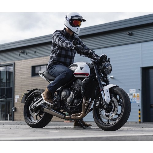 Męskie jeansy motocyklowe Oxford Original Approved CE Regular Fit Indigo