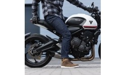 Męskie jeansy motocyklowe Oxford Original Approved CE Regular Fit Indigo