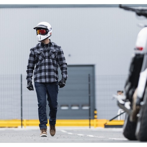 Męskie jeansy motocyklowe Oxford Original Approved CE Regular Fit Indigo