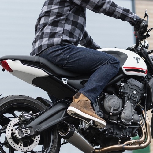 Męskie jeansy motocyklowe Oxford Original Approved CE Regular Fit Indigo