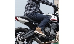 Męskie jeansy motocyklowe Oxford Original Approved CE Regular Fit Indigo