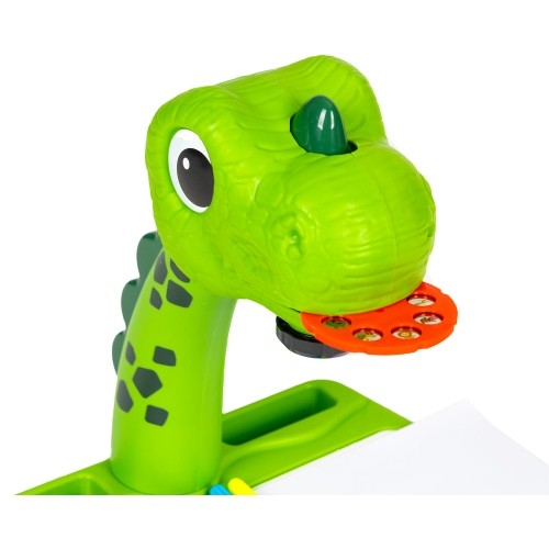 Projektor tablica do rysowania dinozaur 12 flamastrów 24 wzory