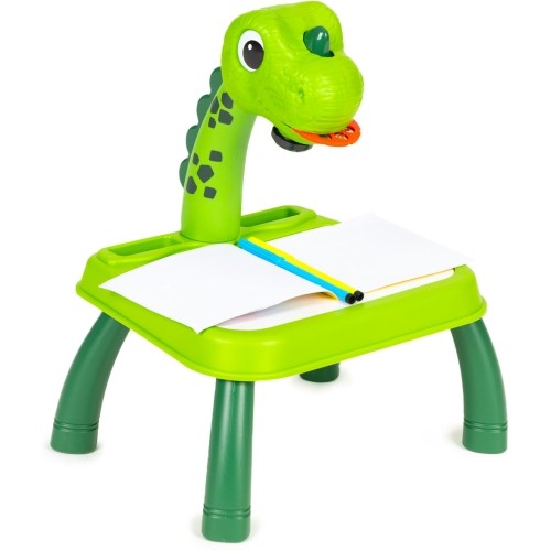 Projektor tablica do rysowania dinozaur 12 flamastrów 24 wzory