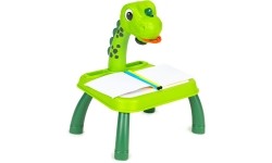 Projektor tablica do rysowania dinozaur 12 flamastrów 24 wzory