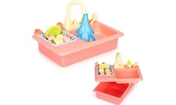 Zlew zlewozmywak z kranem napełniany wodą 12 akcesoriów zabawka dla dzieci