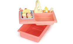 Zlew zlewozmywak z kranem napełniany wodą 12 akcesoriów zabawka dla dzieci