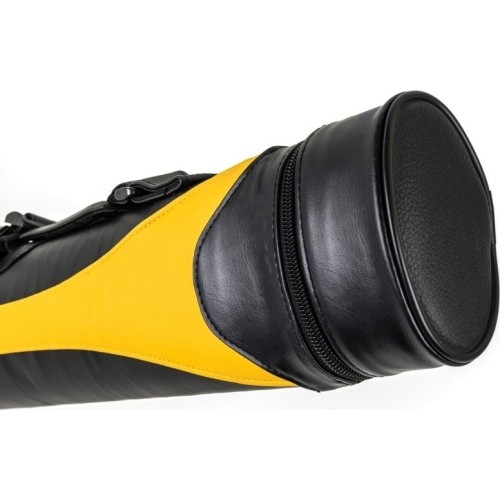 Twardy futerał na kije bilardowe Style SY-1, żółto-czarny, 2/2, 85 cm