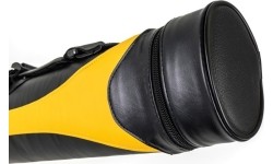 Twardy futerał na kije bilardowe Style SY-1, żółto-czarny, 2/2, 85 cm
