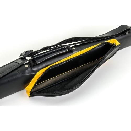 Twarde etui na kije bilardowe Style SY-1, żółto-czarne, 2/2, 85 cm