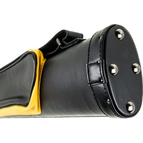 Twarde etui na kije bilardowe Style SY-1, żółto-czarne, 2/2, 85 cm