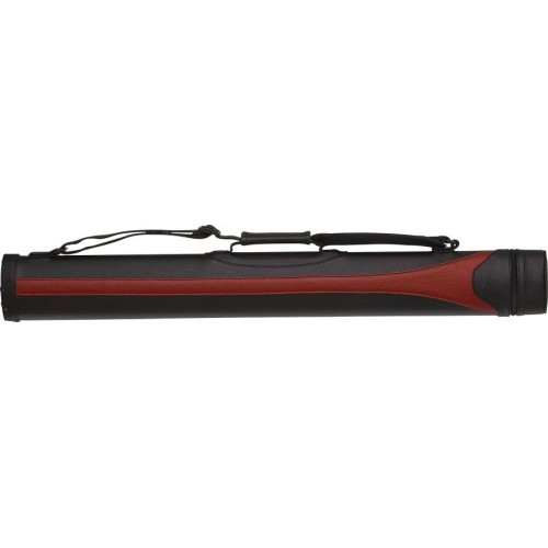 Twardy futerał na kije bilardowe Style SY-2, czerwono-czarny, 2/2, 85 cm