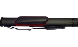 Twardy futerał na kije bilardowe Style SY-2, czerwono-czarny, 2/2, 85 cm