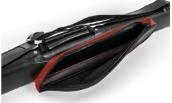 Twardy futerał na kije bilardowe Style SY-2, czerwono-czarny, 2/2, 85 cm