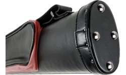 Twardy futerał na kije bilardowe Style SY-2, czerwono-czarny, 2/2, 85 cm