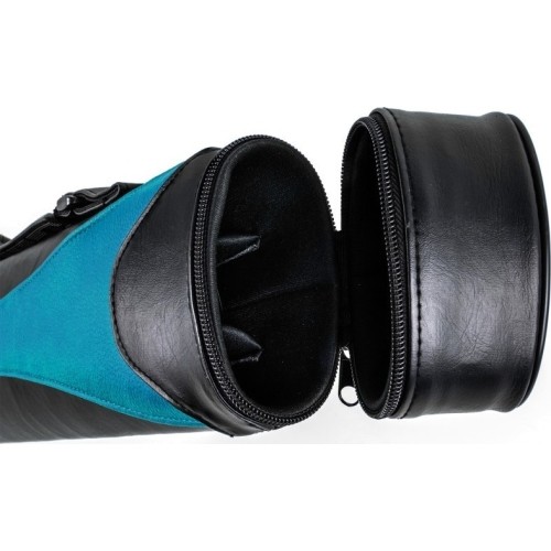 Bilardowy futerał Style SY-3, niebiesko-czarny, 2/2, 85 cm