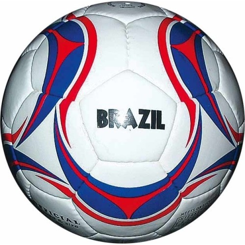 Piłka nożna SPARTAN Brasil Cordlay - White-Yellow