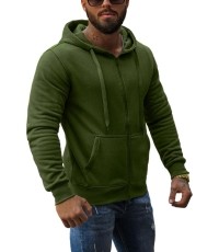 J.Style męska bluza polarowa khaki 68B2008-29