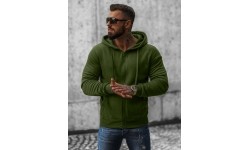 J.Style męska bluza polarowa khaki 68B2008-29