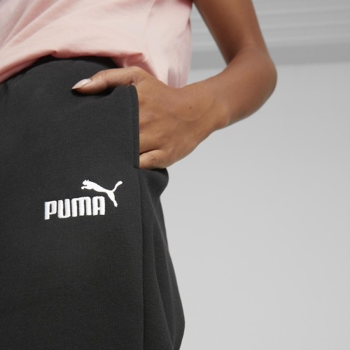 Puma spodnie sportowe damskie Ess+ Embroidery Black 670007 01