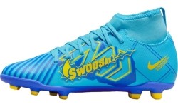 Buty piłkarskie Nike Jr Superfly 9 Club KM FG/MG dla młodzieży, niebiesko-żółte DO9789 400