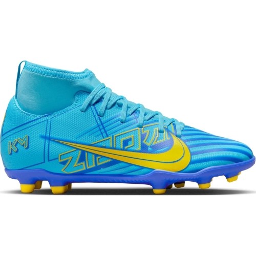 Buty piłkarskie Nike Jr Superfly 9 Club KM FG/MG dla młodzieży, niebiesko-żółte DO9789 400