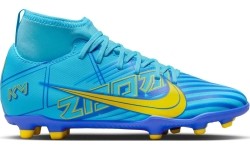 Buty piłkarskie Nike Jr Superfly 9 Club KM FG/MG dla młodzieży, niebiesko-żółte DO9789 400