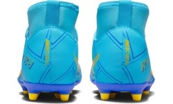Buty piłkarskie Nike Jr Superfly 9 Club KM FG/MG dla młodzieży, niebiesko-żółte DO9789 400