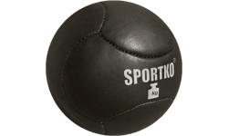 SportKO Medbol skórzana piłka lekarska - 10 kg