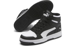 Buty młodzieżowe Puma Rebound Layu SL Jr czarno-białe 370486 01