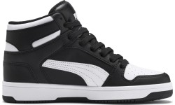 Buty młodzieżowe Puma Rebound Layu SL Jr czarno-białe 370486 01