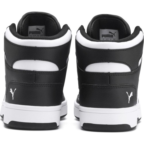 Buty młodzieżowe Puma Rebound Layu SL Jr czarno-białe 370486 01