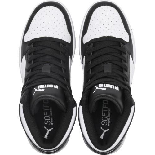 Buty młodzieżowe Puma Rebound Layu SL Jr czarno-białe 370486 01