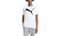 Puma Marškinėliai Vyrams Active Big Logo T White 586724 02