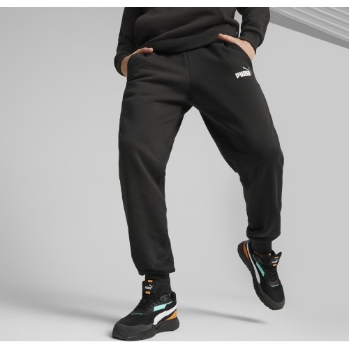 Spodnie sportowe męskie Puma Ess+ 2 Col Logo Black 586767 61