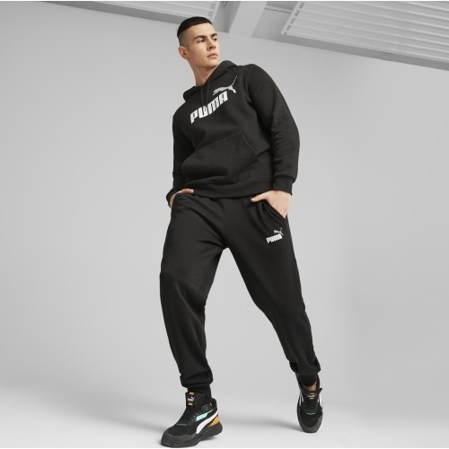 Spodnie sportowe męskie Puma Ess+ 2 Col Logo Black 586767 61