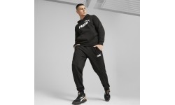 Spodnie sportowe męskie Puma Ess+ 2 Col Logo Black 586767 61