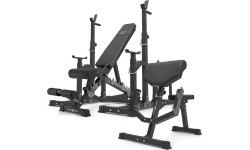 Zestaw MS5_2.0 | Ławka dwustronna + stojaki regulowane + Ławka Scotta (modlitewnik) z regulacją podparcia Marbo Sport