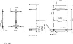 Klatka treningowa składana MS-U114 2.0 - Marbo Sport