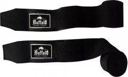 Bandaże bokserskie Buffalo 350 cm, czarne