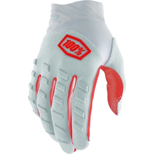 Rękawice motocrossowe 100% Airmatic Silver - Srebrny