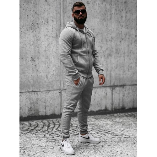 J.Style Sportinis Kostiumas Vyrams Fleece Grey 68C10386-2