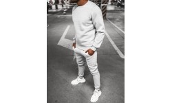 J.Style męski dres polarowy, szary 68C10380-2