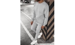 J.Style męski dres polarowy, szary 68C10380-2