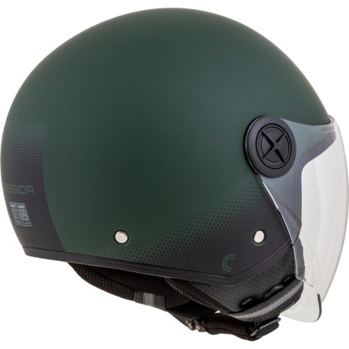 Kask motocyklowy Cassida Handy Matte Green/Black