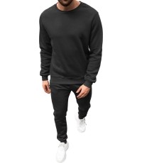 J.Style męski dres polarowy Black 68C10380-3