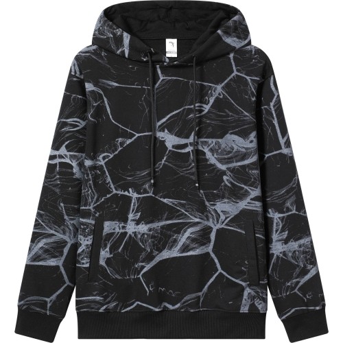 Glo Story Džemperis Vyrams Black Grey MPU 4142-1